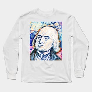 Jeremy Bentham Portrait | Jeremy Bentham Artwork 12 Long Sleeve T-Shirt